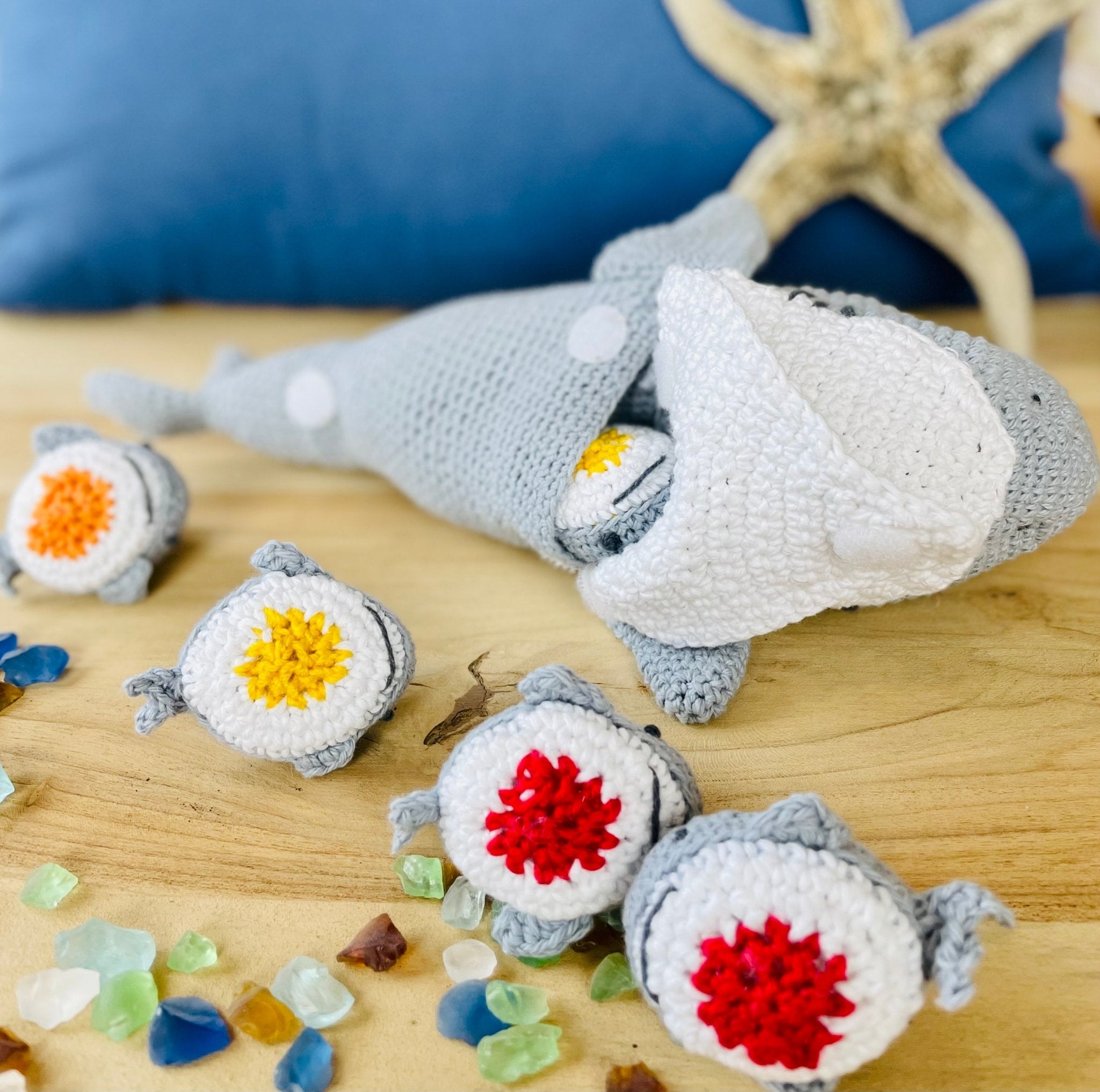 3 interactive Memory Games Crochet Patterns