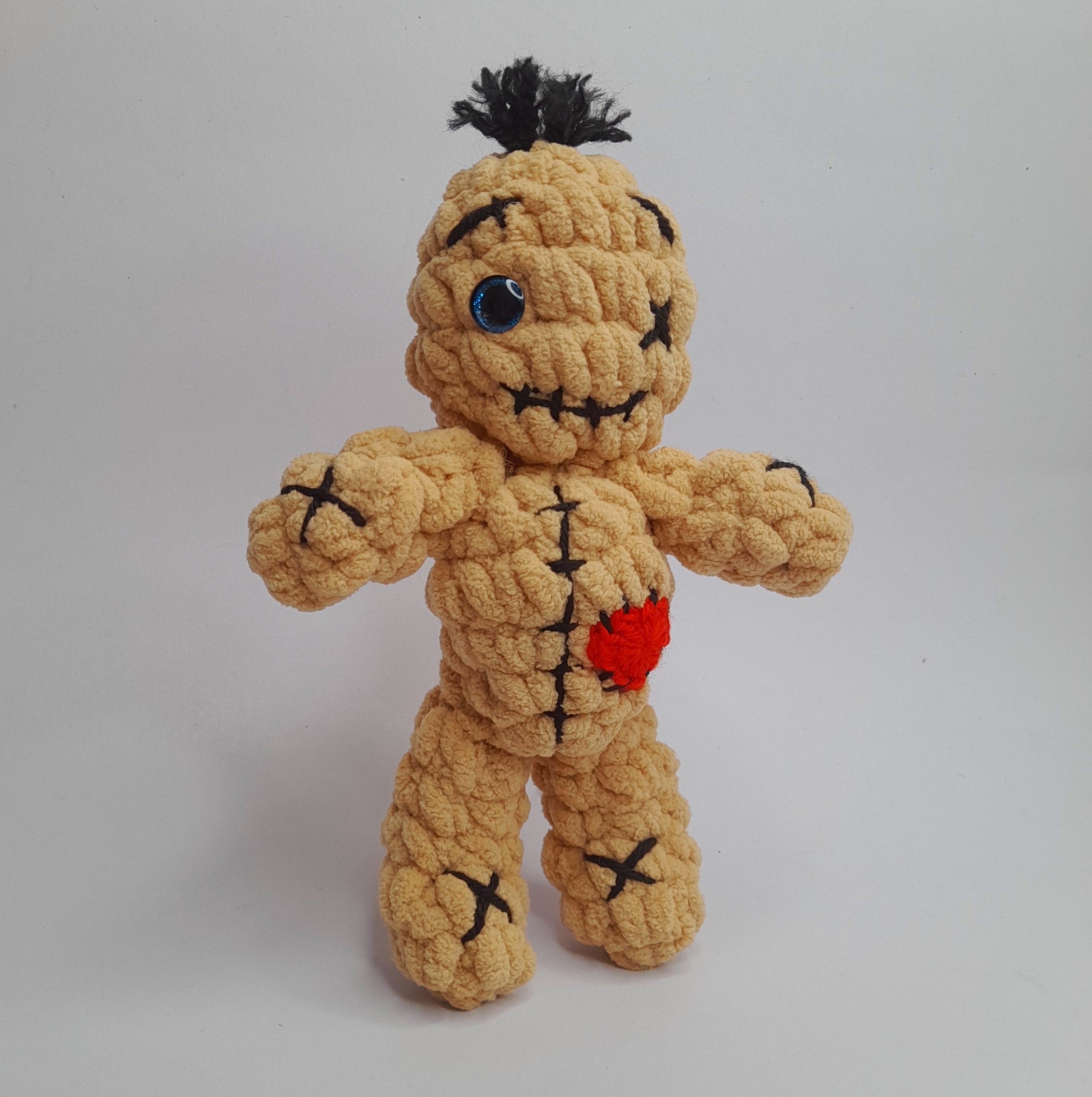 Crochet Patch the Voodoo Buddy Amigurumi Pattern – Spooky Halloween Craft