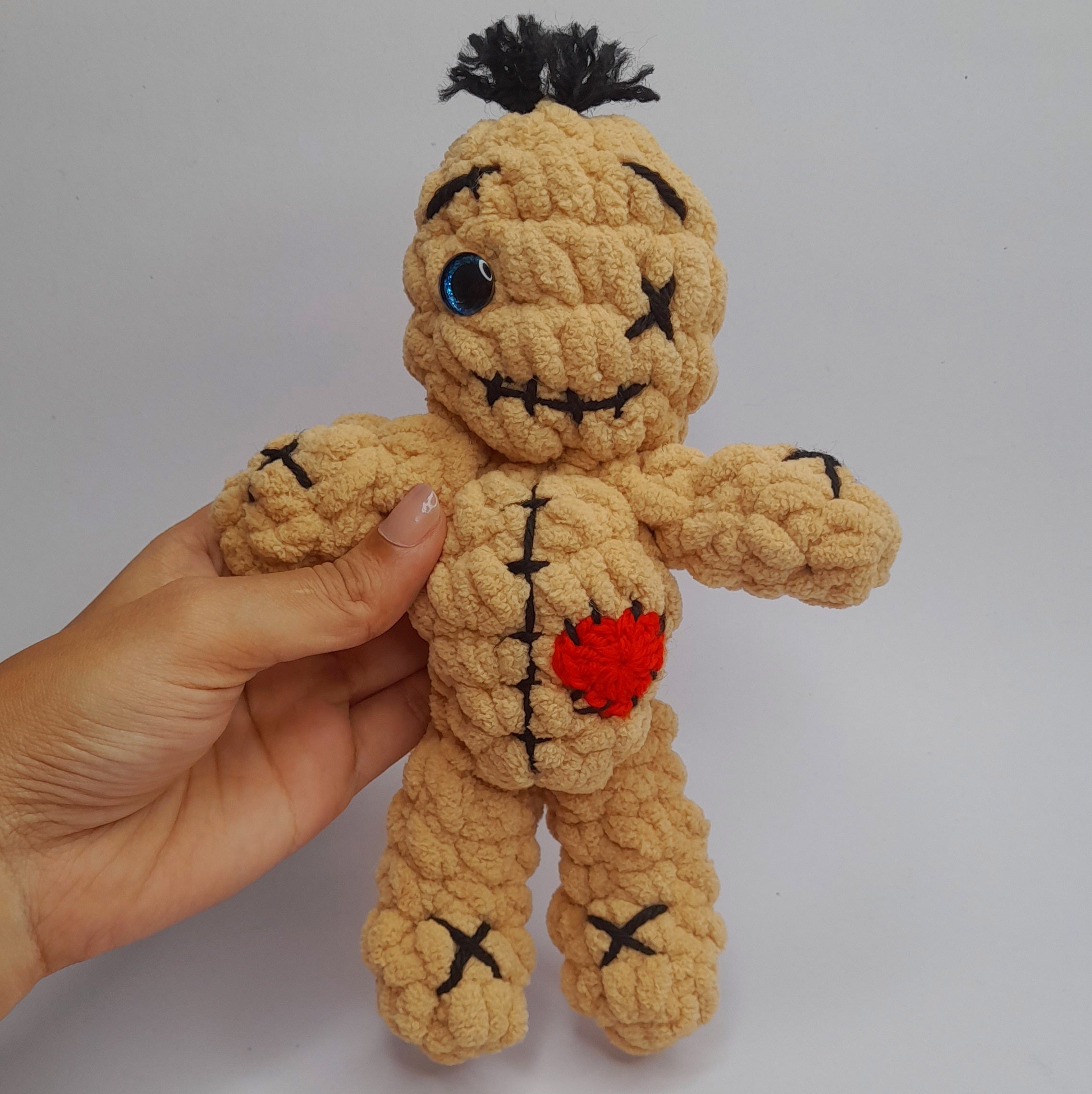 Crochet Patch the Voodoo Buddy Amigurumi Pattern – Spooky Halloween Craft