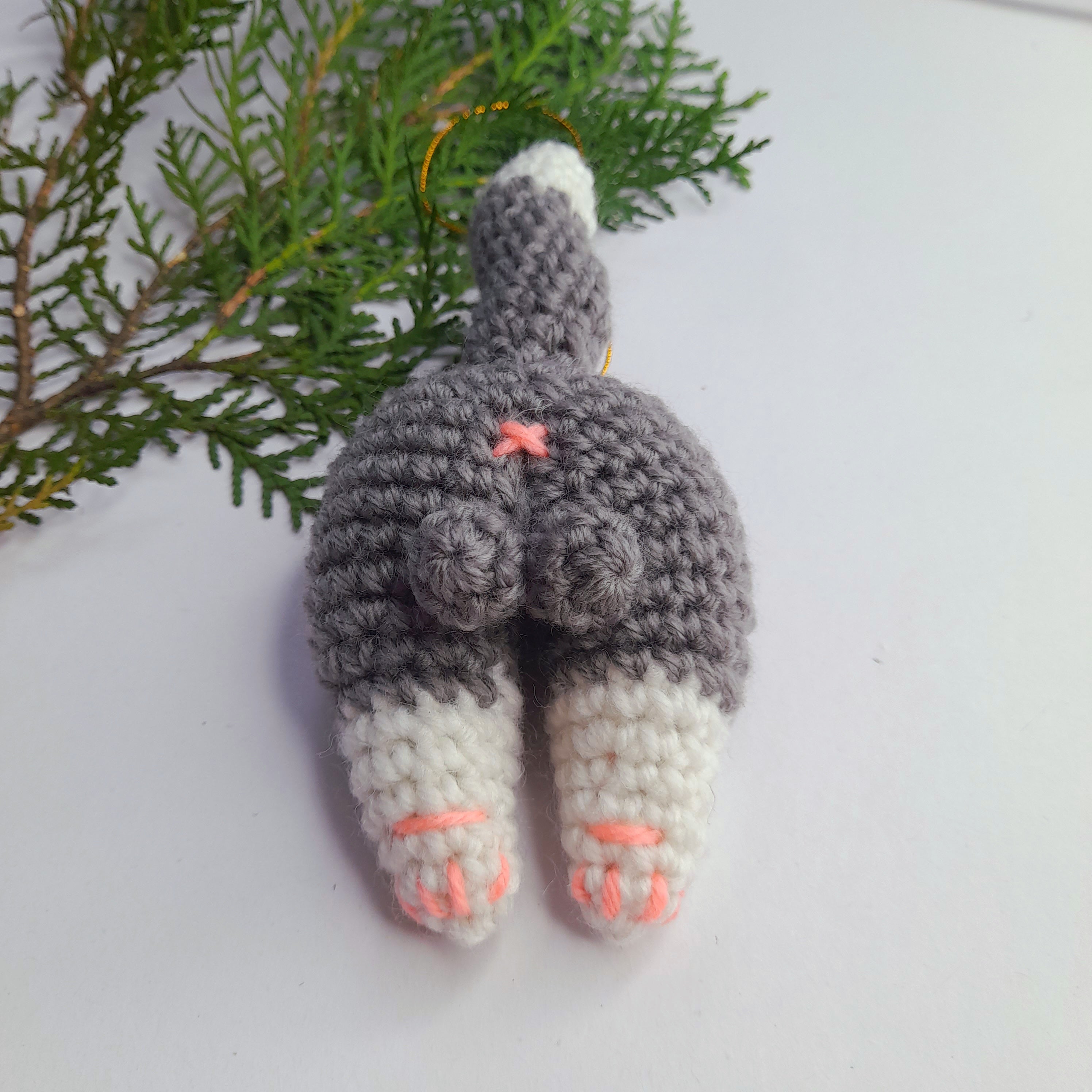 Hilarious Cat butt crochet pattern - Christmas Gift