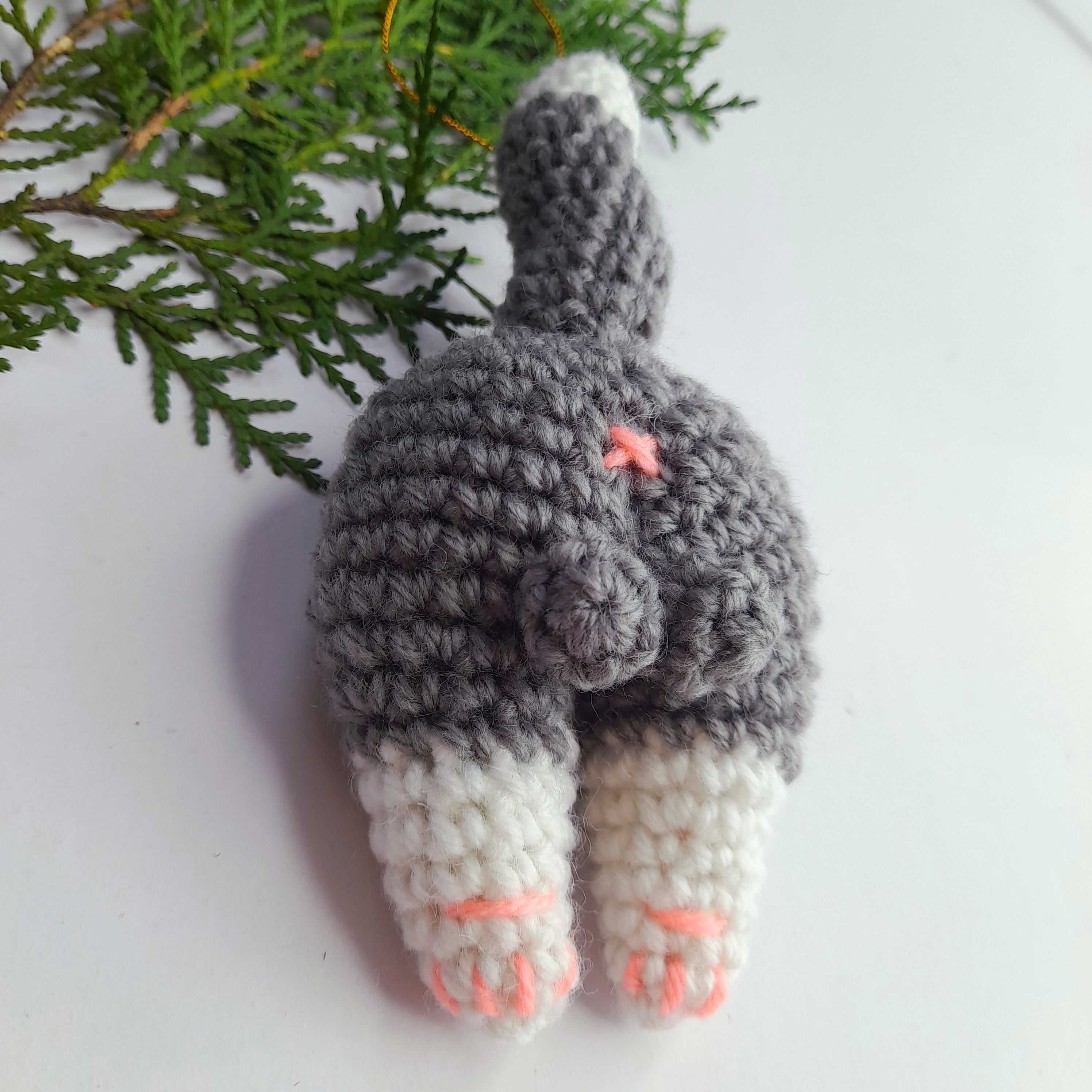 Hilarious Cat butt crochet pattern - Christmas Gift