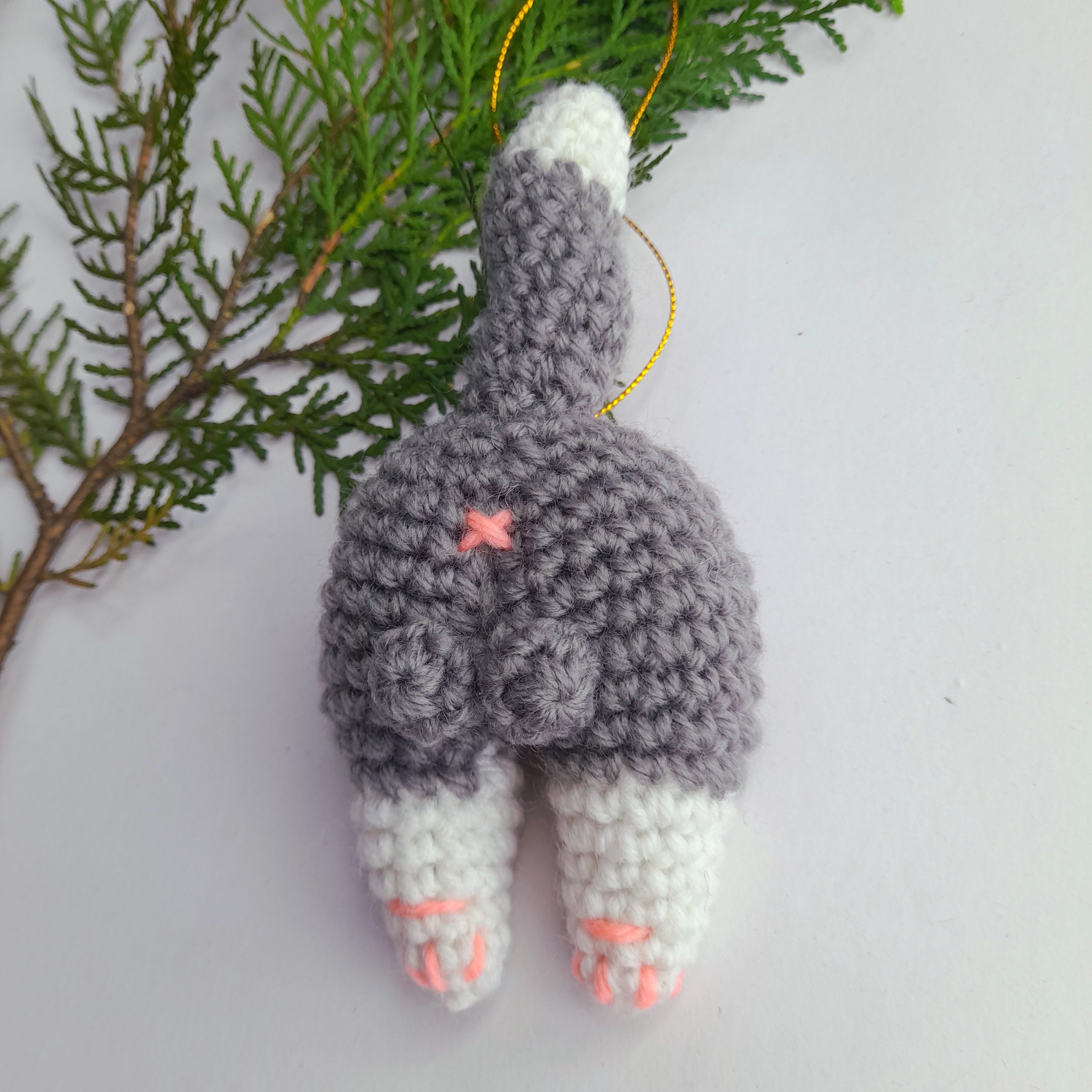 Hilarious Cat butt crochet pattern - Christmas Gift