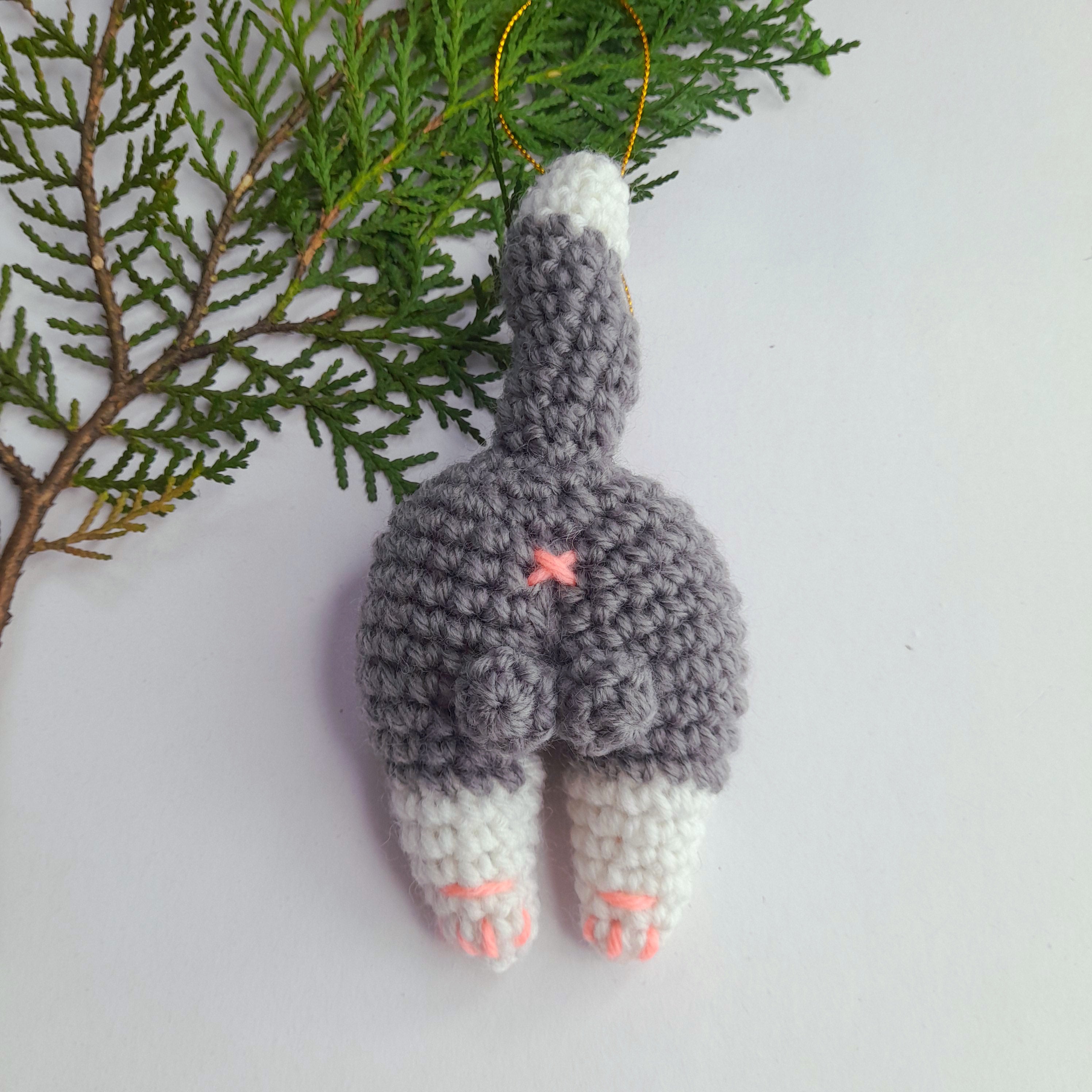 Hilarious Cat butt crochet pattern - Christmas Gift