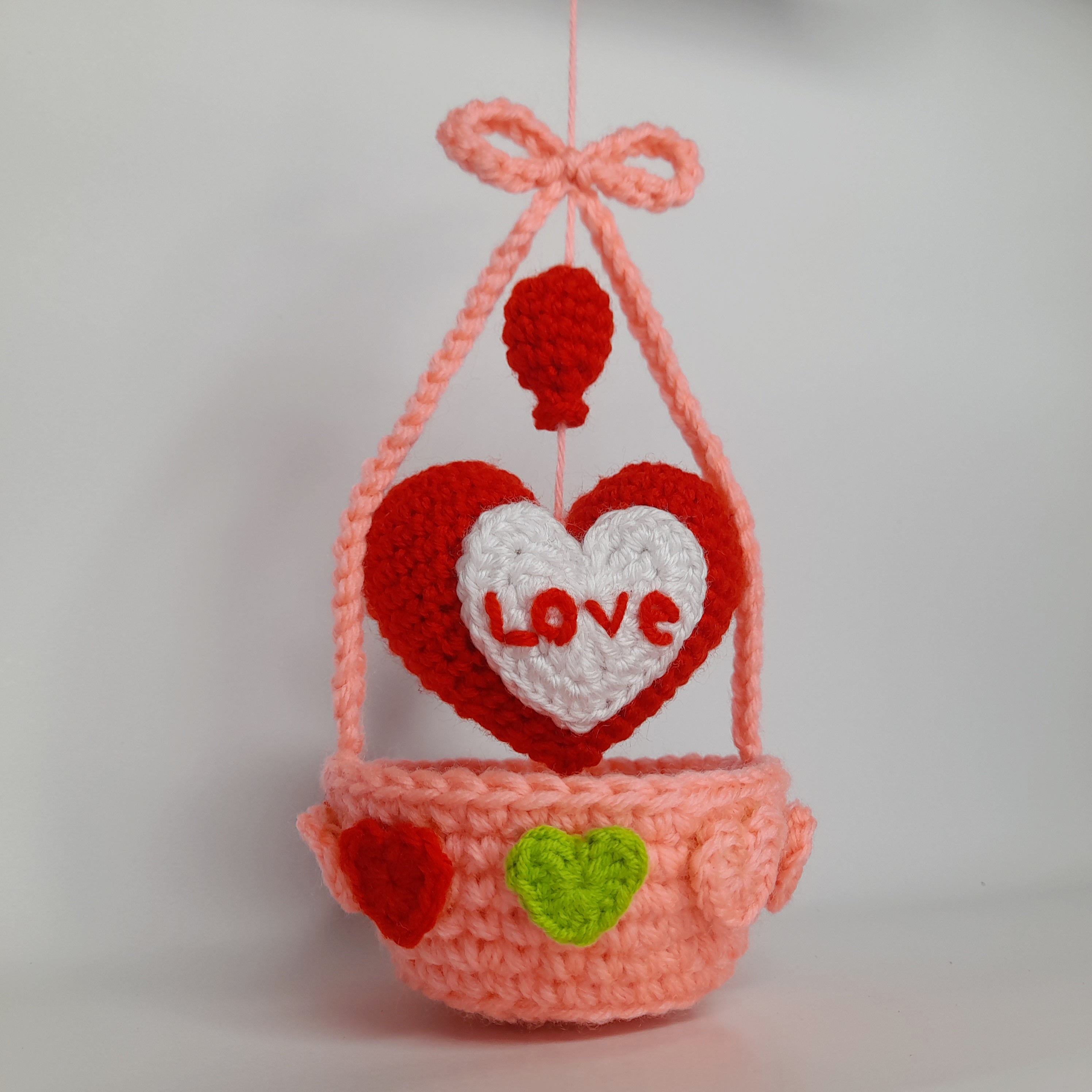 Love Hot Air Balloon Crochet Pattern