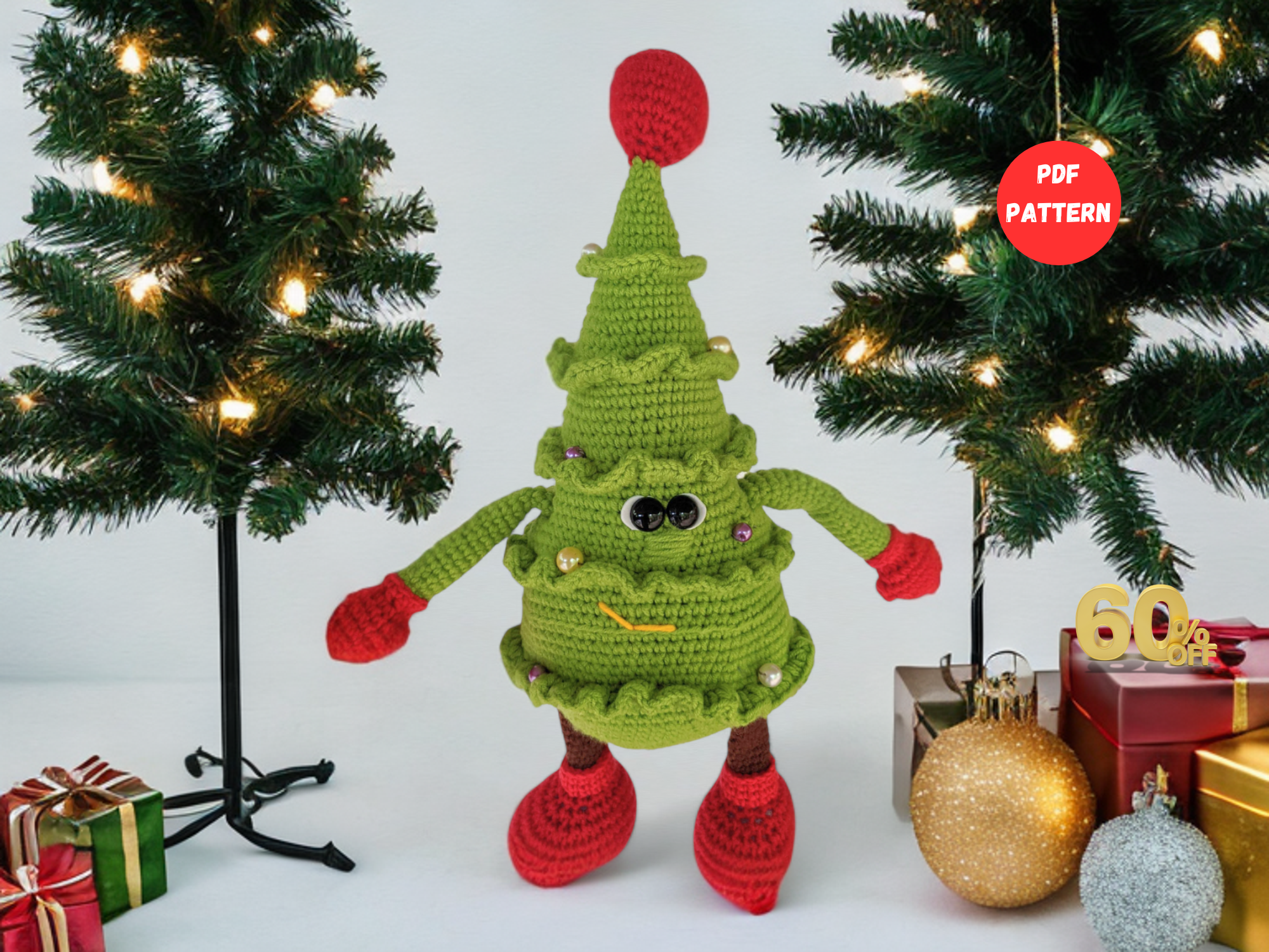 Stretchable Christmas Tree Crochet Pattern