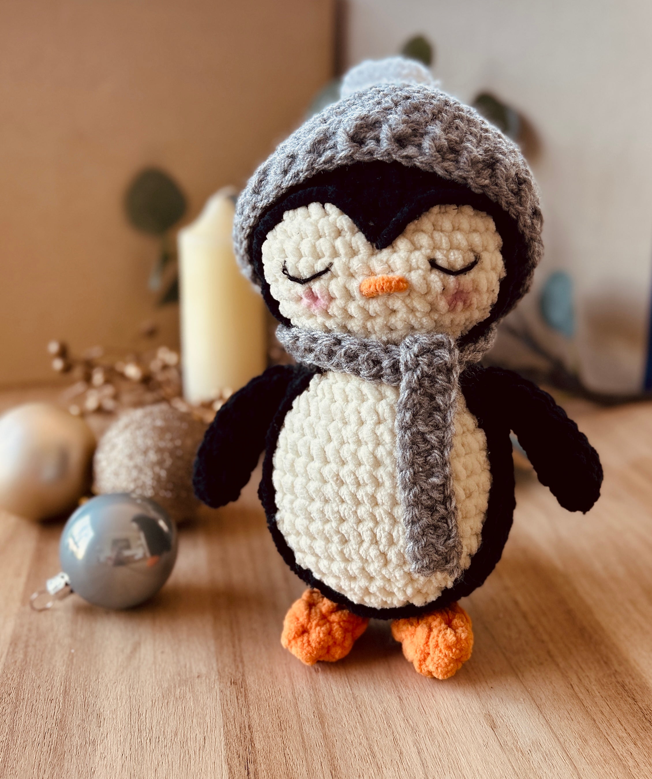 Cozy Christmas Penguin Crochet Pattern