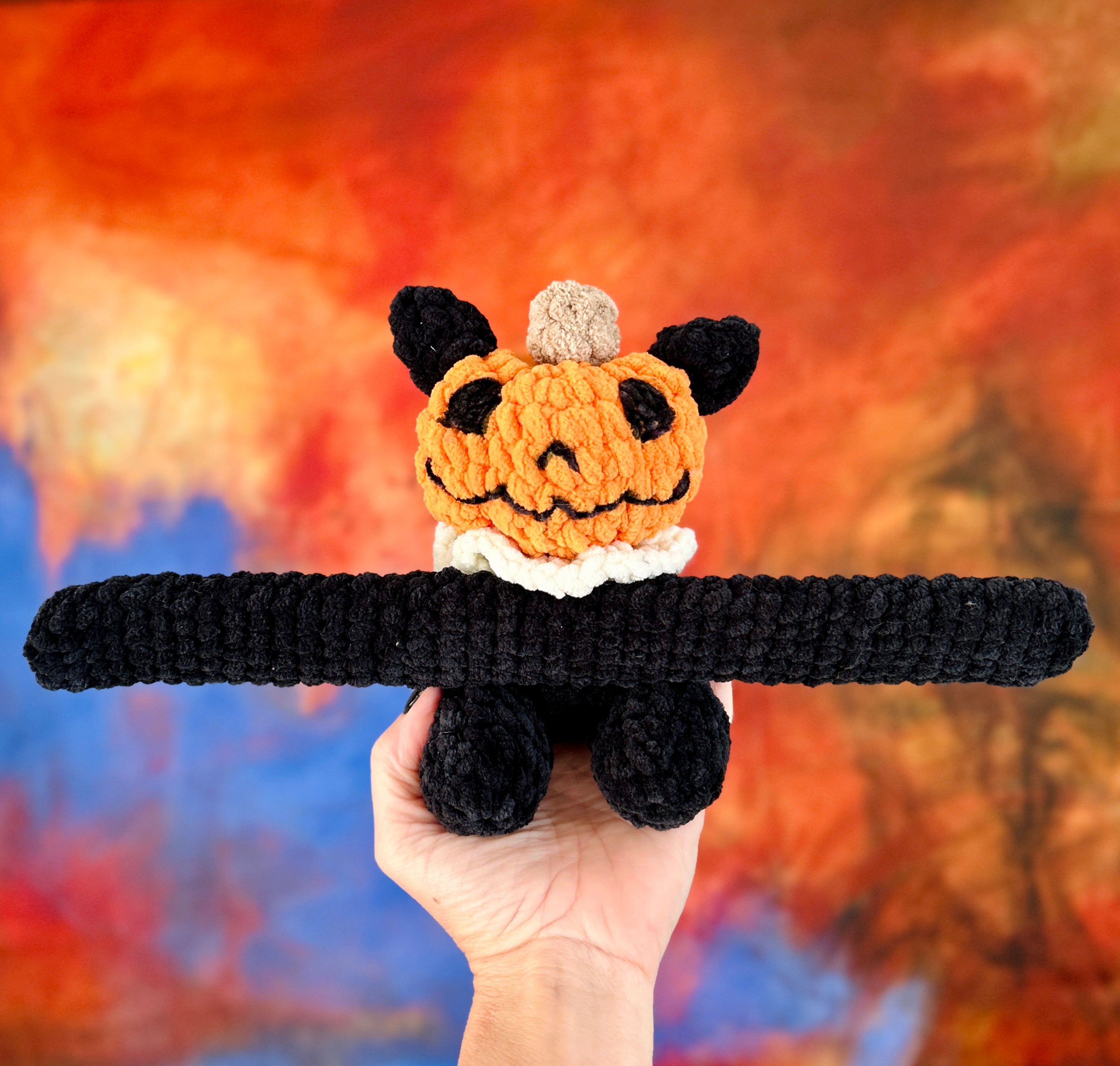 Spooky Pumpkin Hugger Crochet Pattern