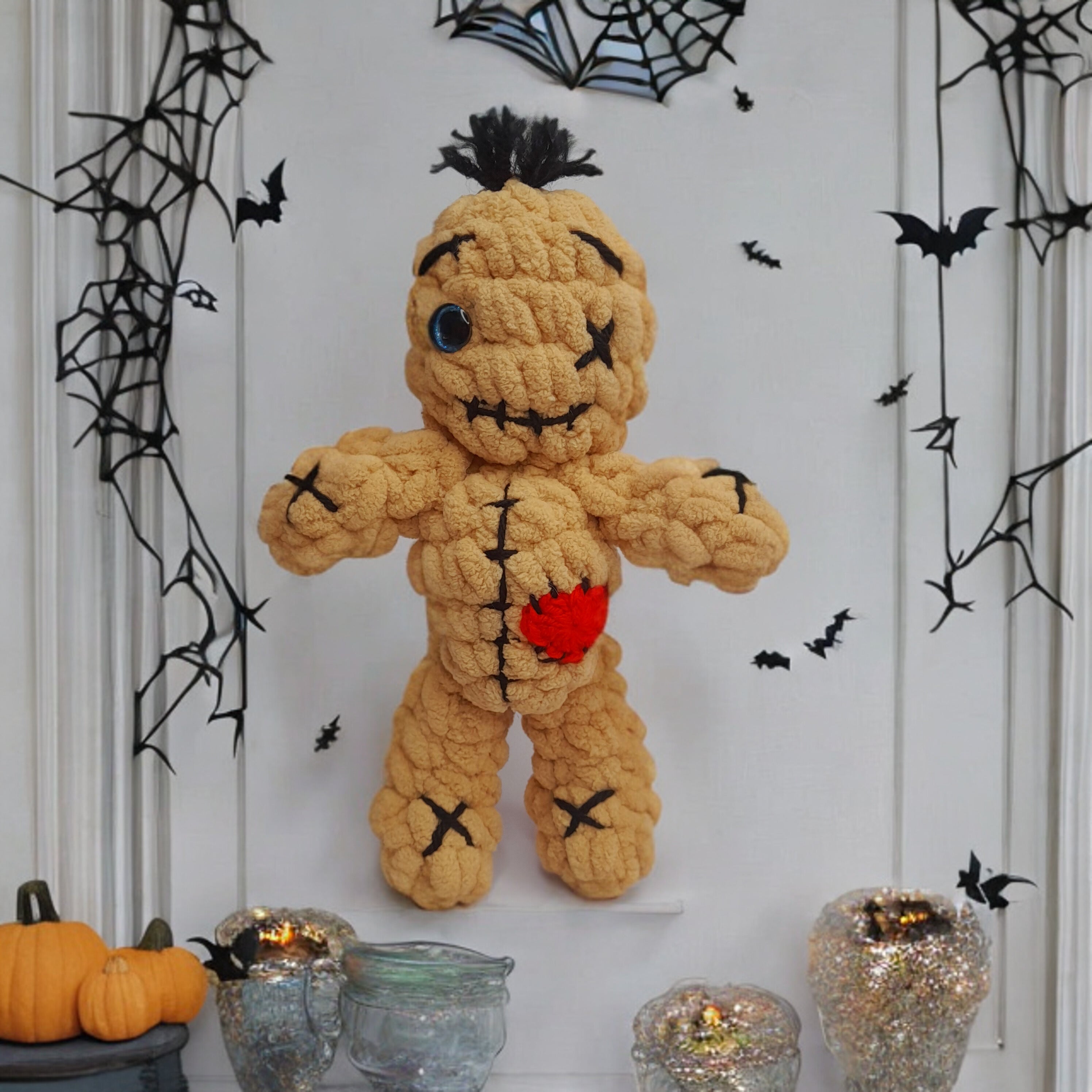 Crochet Patch the Voodoo Buddy Amigurumi Pattern – Spooky Halloween Craft