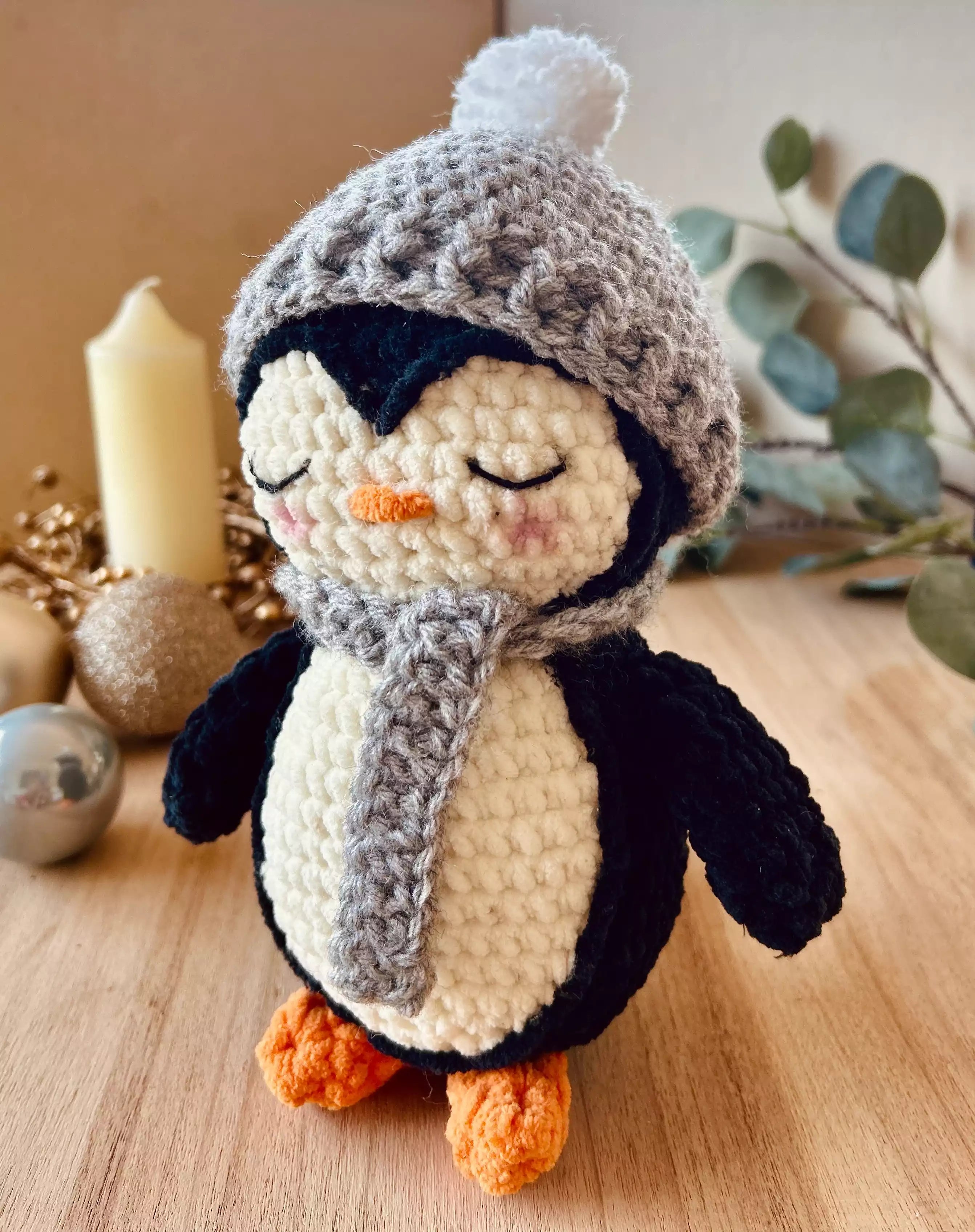 Cozy Christmas Penguin Crochet Pattern