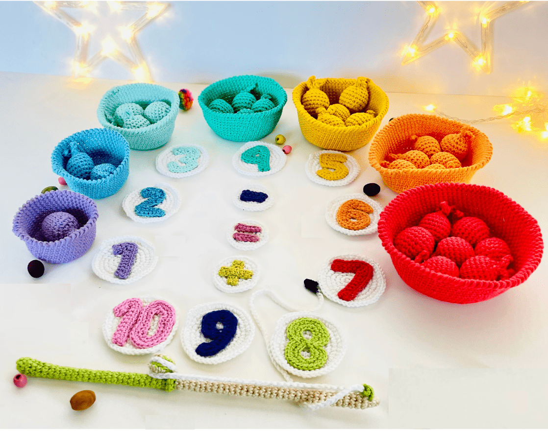 Catch & Count Interactive Game Crochet Pattern