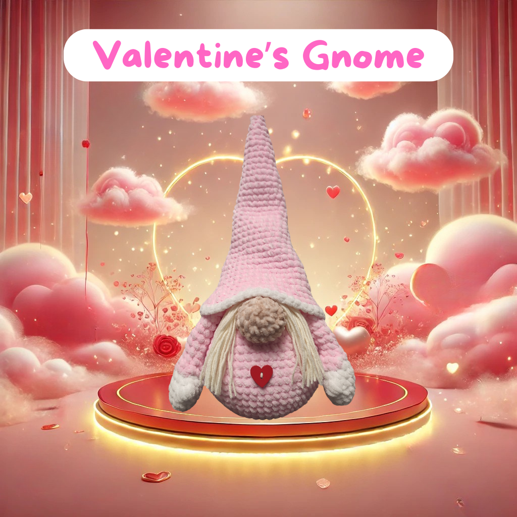 Valentine's Day Gnome Crochet Pattern