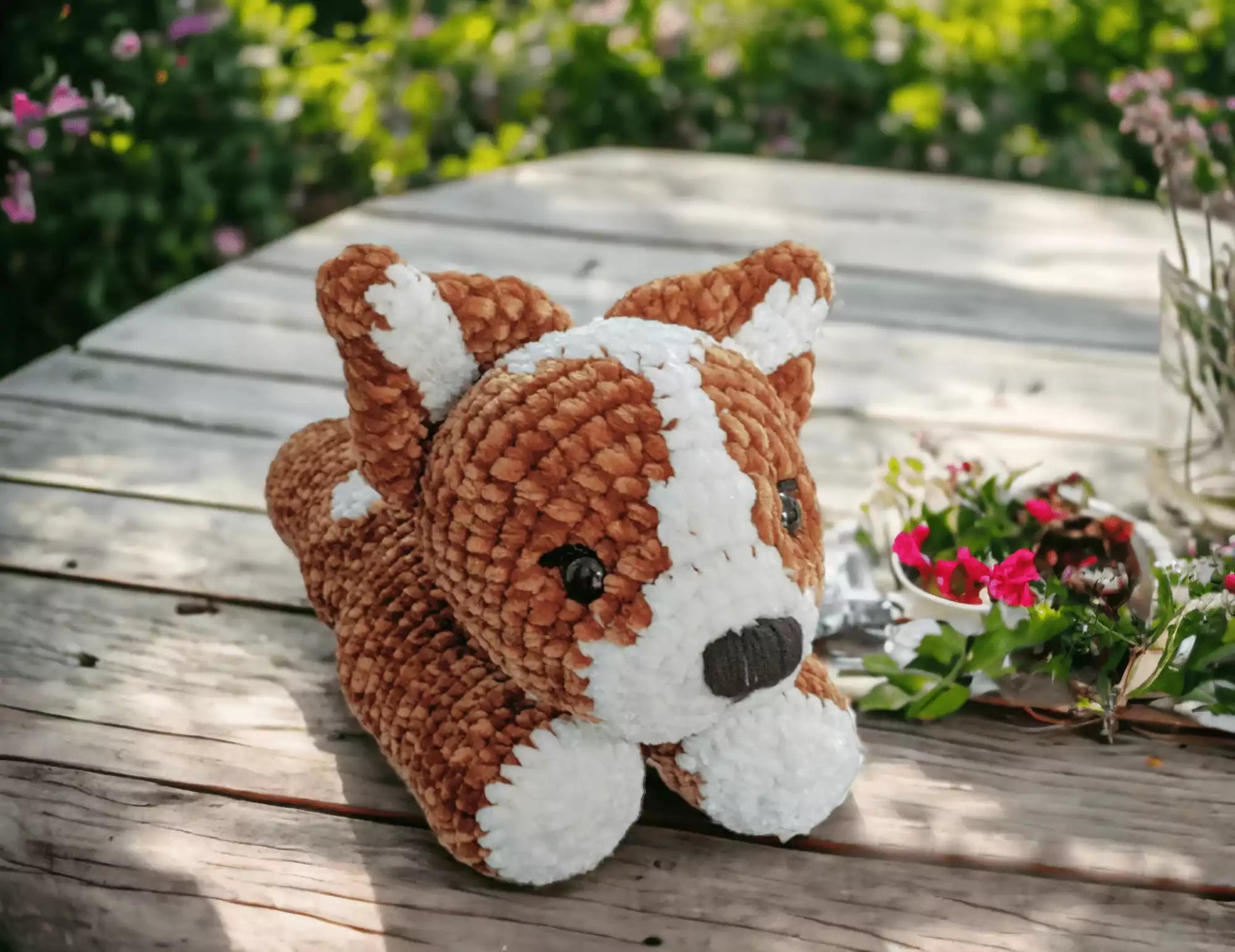 Crochet Fluffy Cute Dog Pattern – Beginner Friendly Amigurumi Project