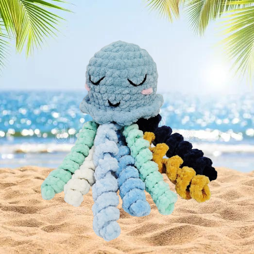 Crochet Sprinkles the Squid & Rainbow the Jellyfish Patterns – Adorable Sea Creatures