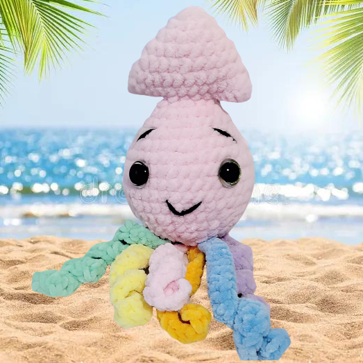 Crochet Sprinkles the Squid & Rainbow the Jellyfish Patterns – Adorable Sea Creatures