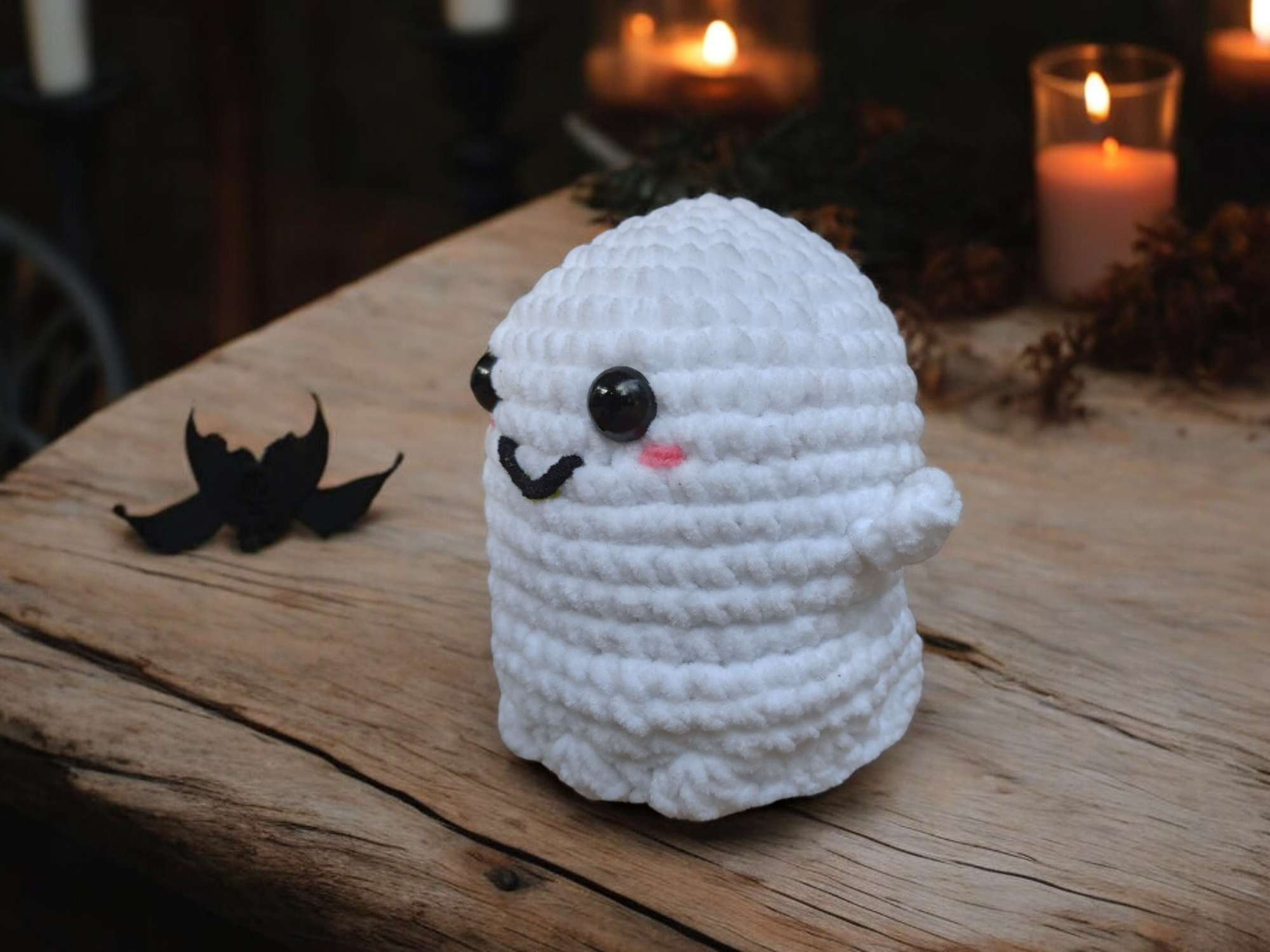 Crochet Walking Halloween Ghost Amigurumi Pattern – Spooky Interactive Crochet Design