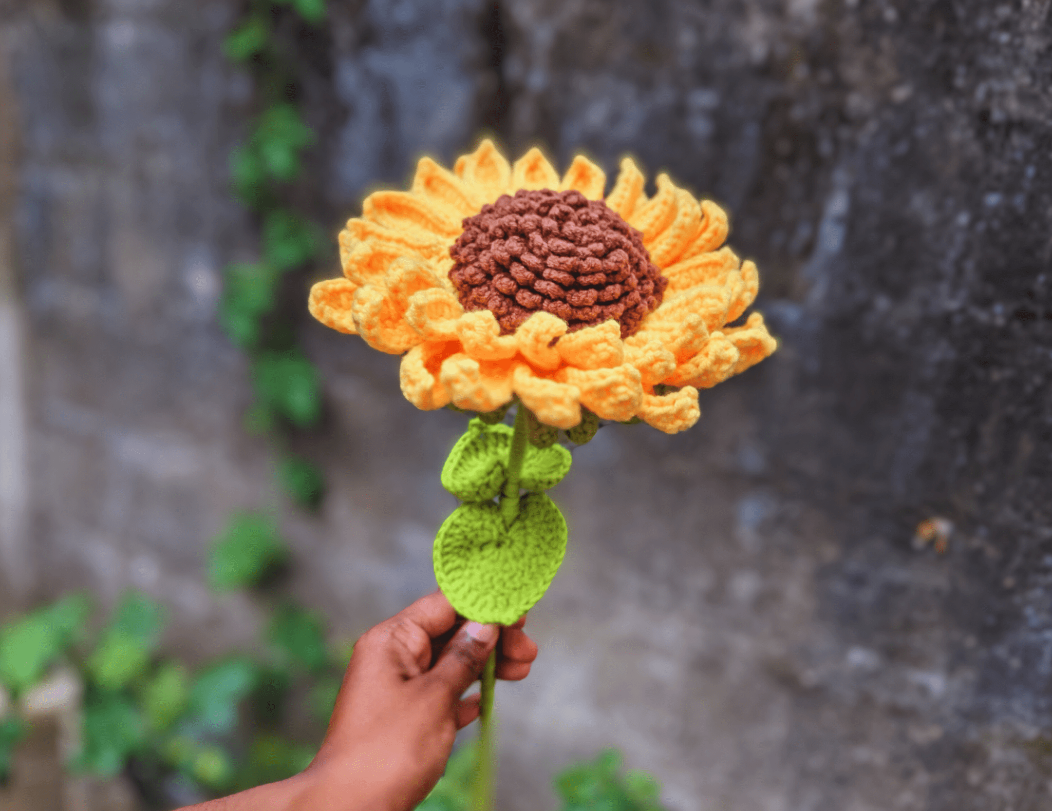 Sunflower Reversible Amigurumi Crochet Pattern