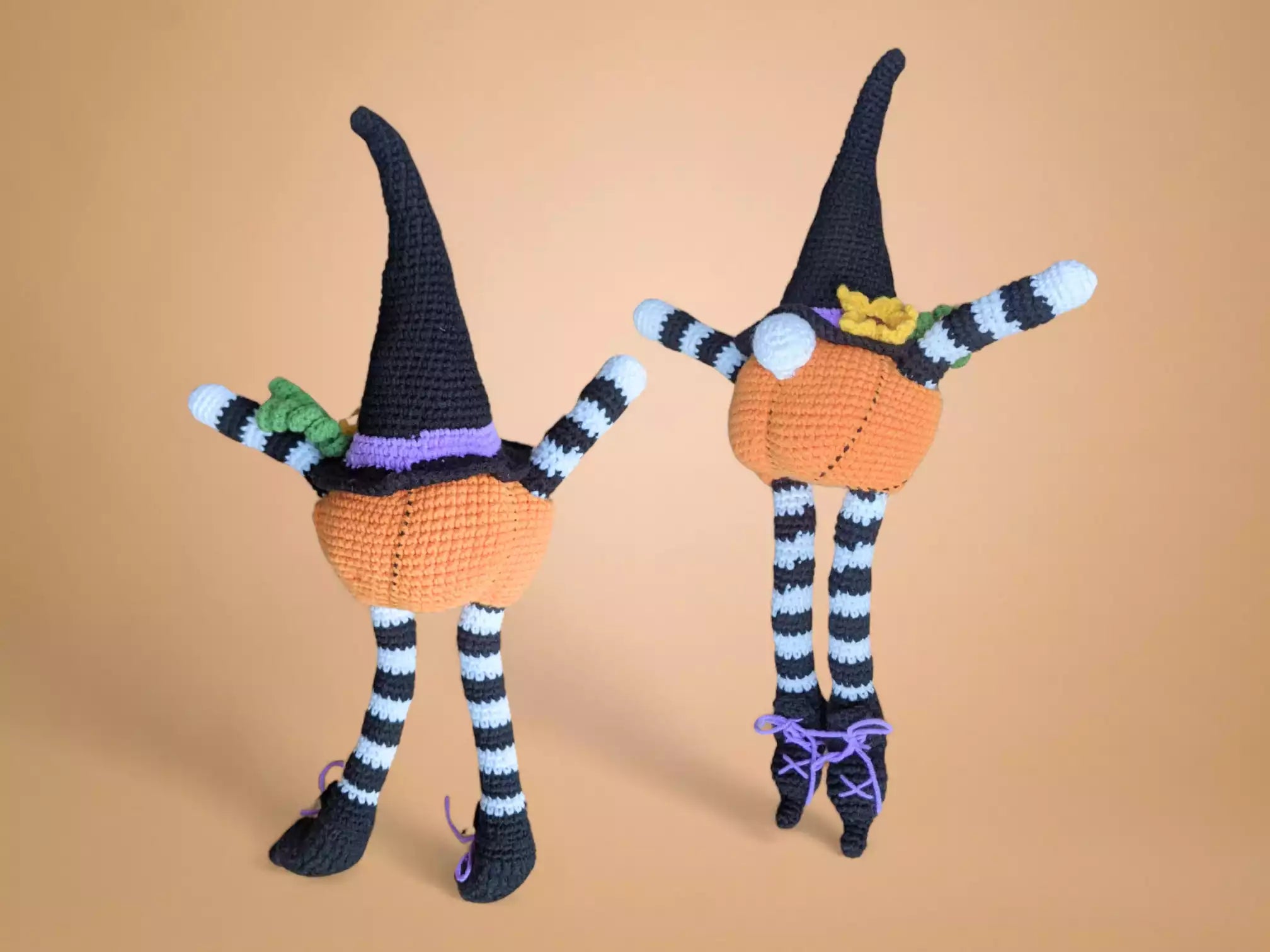 Stretchable Pumpkin Gnome Crochet Pattern