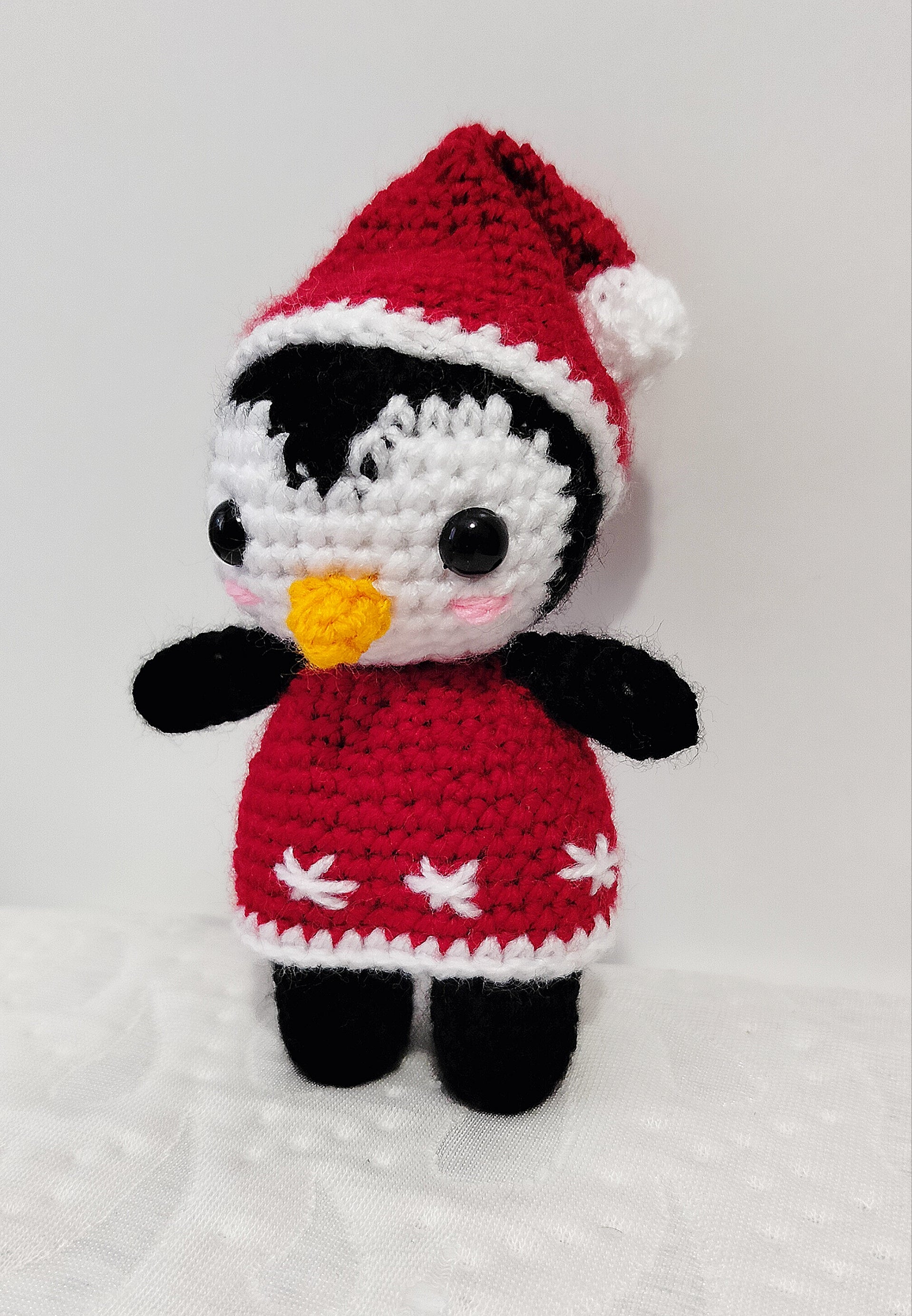 7 in 1 bundle Christmas crochet patterns : Santa, Penguin,Snowman, reindeer, Gnome & Fairy