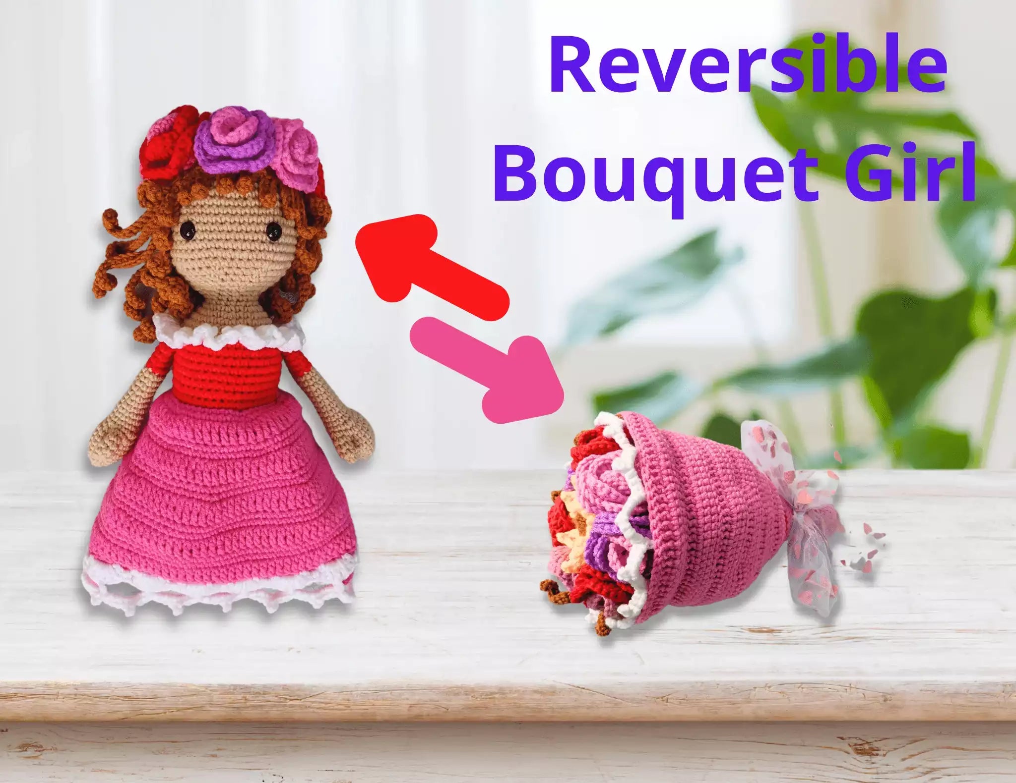 Crochet Reversible Doll Pattern - Creative and Interactive Toy