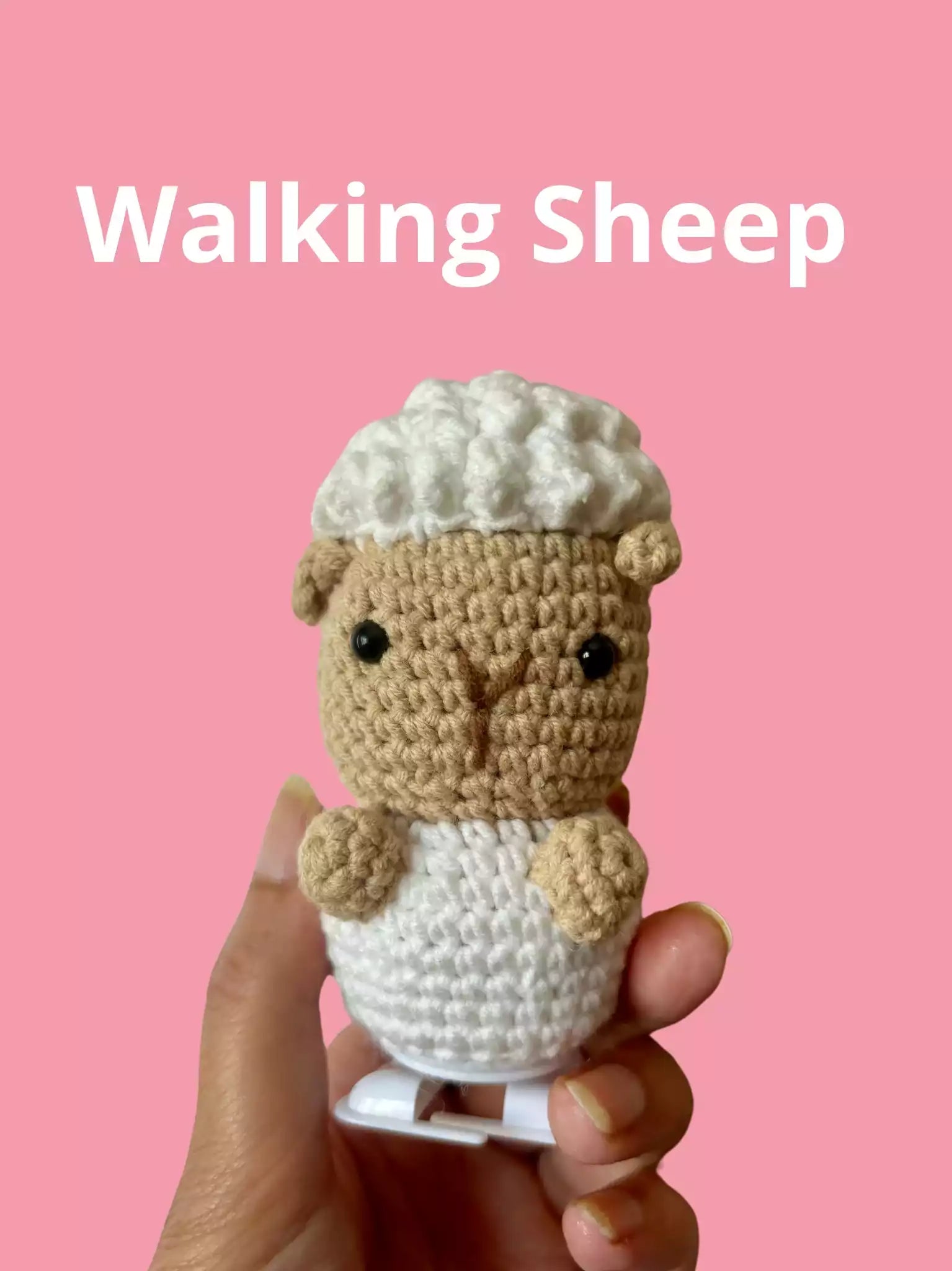 Crochet Walking Farm Animals Pattern – Fun Interactive Toys