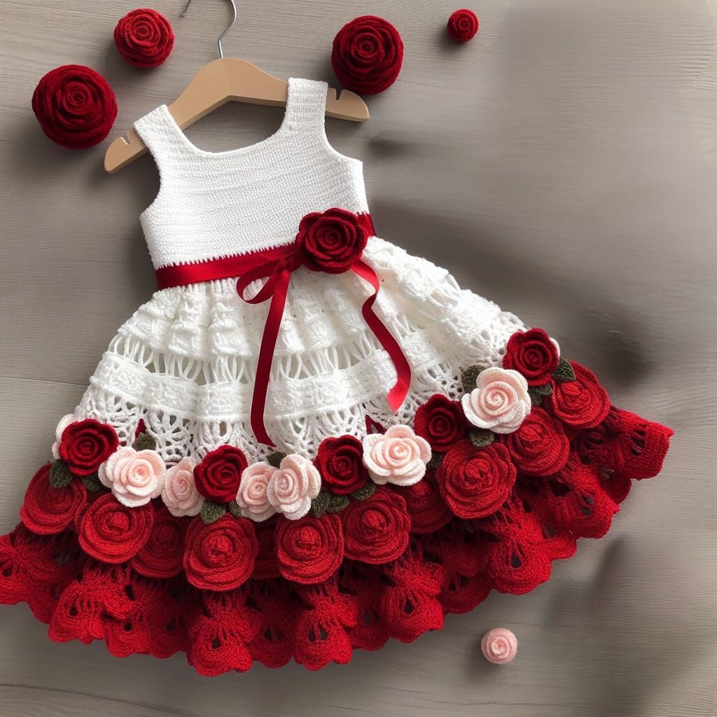 Rosie Baby Dress Crochet Pattern